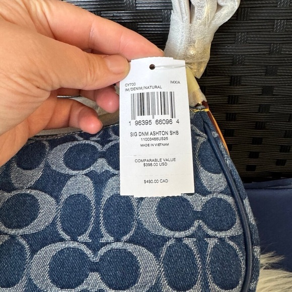 Coach Ashton Bag In Signature Denim CY700 - Picture 6 of 8